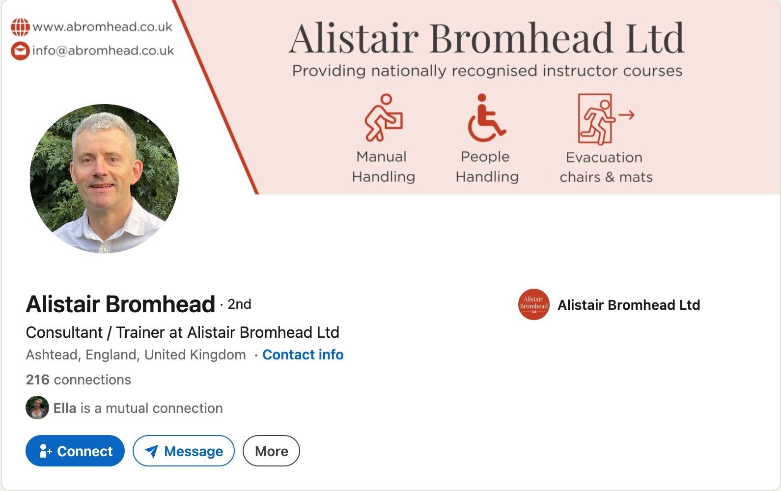 Alistair Bromhead LinkedIn banner