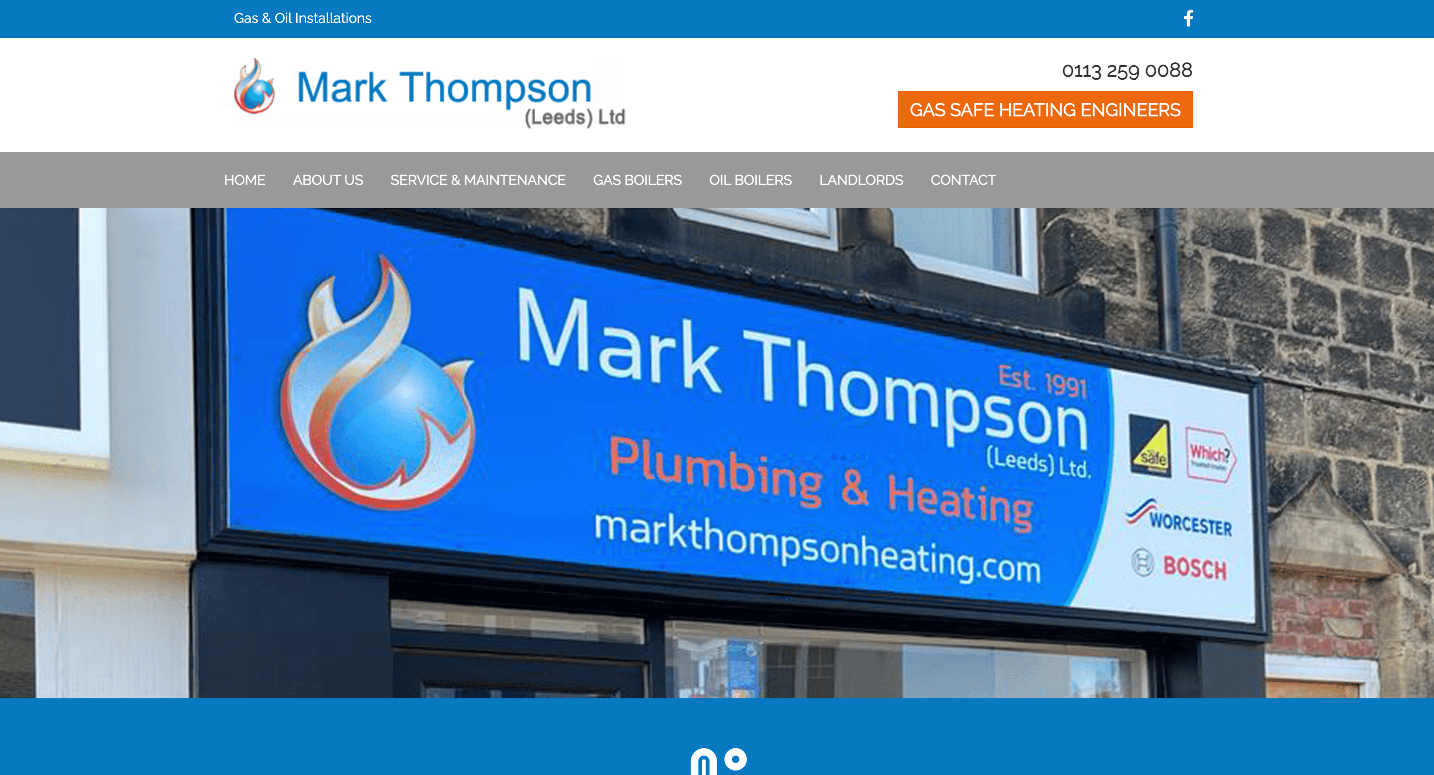 Mark Thompson old website